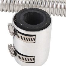 Flexibles Kühlerschlauch-Set 12 Zoll silber