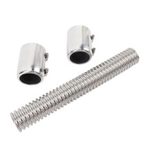 Edelstahl Kühlerschlauch Kit 12 Zoll flexibel