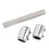 Flexibles Kühlerschlauch-Set 12 Zoll silber 3