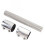 Flexibles Kühlerschlauch-Set 12 Zoll silber 10