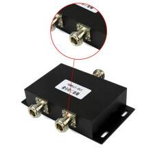 2X MA-Splitter VHF Splitter Antenna VHF Bidirezionale Divisore di Potenza 136-174 MHz Divisore di Potenza Splitter N-Type Connettori Femmina A