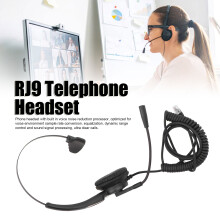 RJ9 Telefon Kopfhörer mit Mikrofon