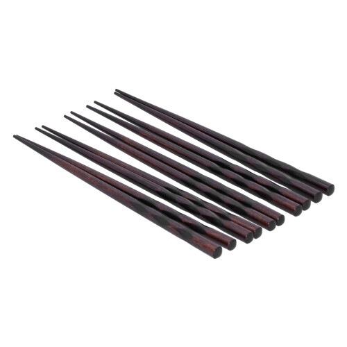 Holz Essstäbchen Set 5 Paar japanischer Stil 1