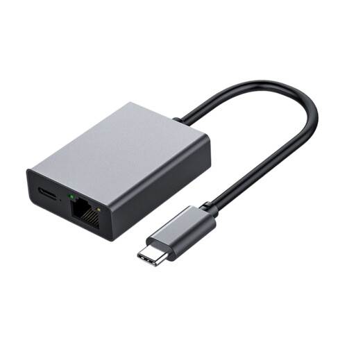 1000Mbps Type-C to RJ45 Internet Cable Network Card USB Type-C to Ethernet Adapter Support PD Charging for Mobile Phone