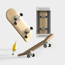 (Style J)Diy Maple Wood Finger Skateboard Toy With Bearings For Kids And Collectors