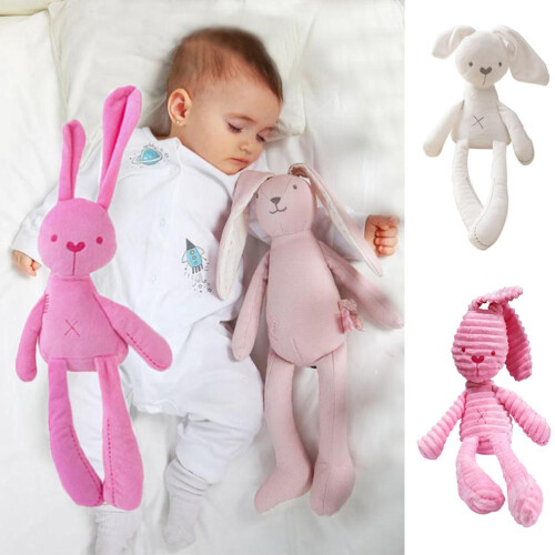 Plüsch Kuscheltier Baby Hase Weich Einschlafhilfe