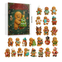 (Gingerbread)Totoro Stranger Things Blackpink Demon Hunter Holiday Countdown Calendar With Sensory Features For Kids And Collectors