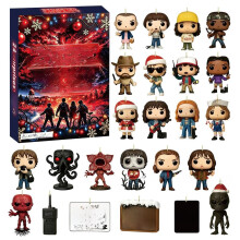 (StrangerThingsA)Totoro Stranger Things Blackpink Demon Hunter Holiday Countdown Calendar With Sensory Features For Kids Collectors And