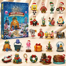 (SpongeBob)Totoro Stranger Things Blackpink Demon Hunter Holiday Countdown Calendar With Sensory Features For Kids Collectors And