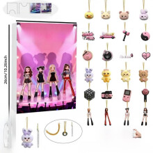 (Blackpink)Totoro Stranger Things Blackpink Demon Hunter Holiday Countdown Calendar With Sensory Features For Kids Collectors And
