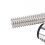 Flexibles Kühlerschlauch-Set 12 Zoll silber 9
