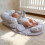 (Pink)Soutien-sitting bébé oreiller ventre soutien assis doux mignon dentition utilisation jouets 6