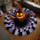 (Style E,40cm)Halloween Ghost Decoration Floor Mat With Printed Cartoon Pattern For Holiday And Settings Party 1