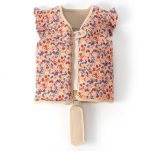 (Red Floral)Gilet di sicurezza idrica per bambini con stampa cartoni animati per nuoto e attività acquatiche