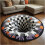(Style E,40cm)Halloween Ghost Decoration Floor Mat With Printed Cartoon Pattern For Holiday And Settings Party 4