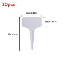 Garden Plant Markers Plastic Labels With Tshapes For Outdoor Farming Gardening