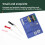 (White)Boxes Quick Fix Sewing Kit Small Travel Threaded Needle Kit With Button Pin 4