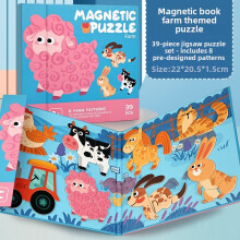(Farm) Magnetic Block 3d Puzzle For Kids With Easy Assembly For Boys And Girls Ages To 3 6