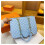 (Blue) Large Capacity Diamond Shopping Tote Bag 1