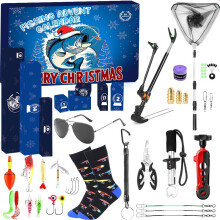 (Fish)Golf Swim Bladder Fish Maintenance Tools Mountaineering Camping Christmas Advent Calendar Blind Box Countdown