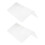 Schwebendes Wandregal Acryl klar 2er Set 20