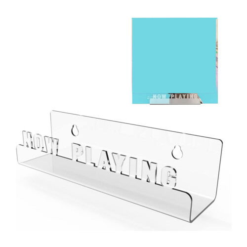 Schallplattenhalter Acryl Wand schwebend 1