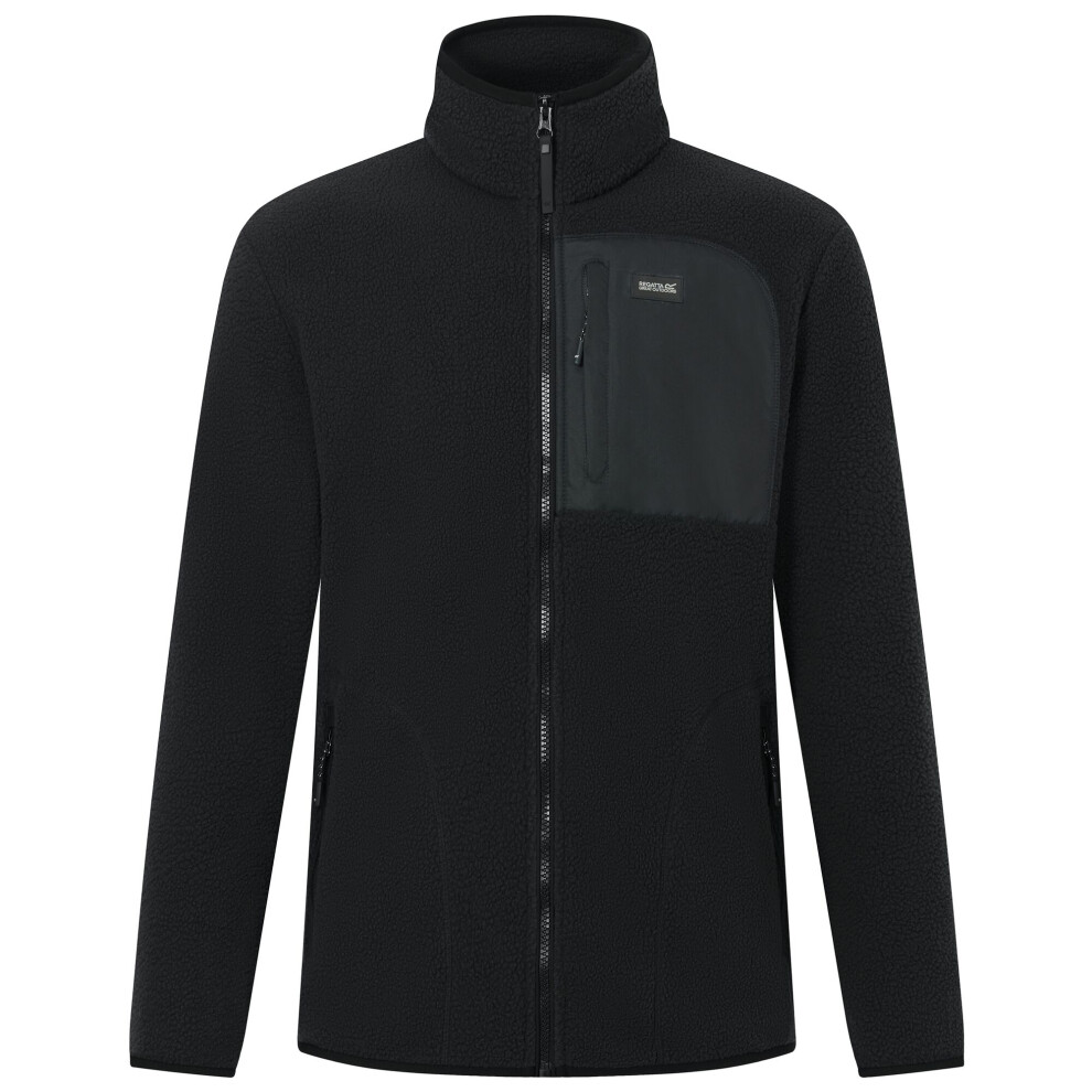 Regatta (3Xl, Black) Mens Frankie Borg Fleece Jacket