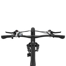 Vélo électrique ZAZAWORK CF29 48V 15Ah, moteur moyeu arrière 250W, pneus 292,10, 21 vitesses, freins à disque mécaniques - Noir-Gris