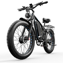 E·Bycco EB7pro Vélo électrique – deux moteurs moyeu 52V 500W (2500W), batterie 52V 20Ah, pneus Fat 264,0, Shimano 7 vitesses