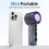 High Speed Cooling Fan, Handheld Small Fan, Intelligent Digital Display, Physical Buttons, Wind Speed Adjustment 7