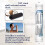 2PCS T33 Inline Activated Carbon Filter, 1/4" Quick Connect Cartridges for Fridge Ice Maker & Under Sink RO System 3