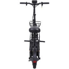 Trottinette électrique H14+ moteur 350 W, batterie 36 V 7,8 Ah, autonomie 35 km, pneus pneumatiques de 14 pouces, noir mat