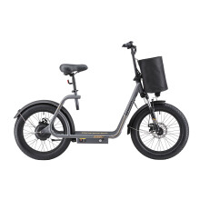 K20 Vélo-scooter électrique à cadre bas, moteur moyeu arrière 48V 350W, batterie 48V 13,5Ah, autonomie 60–70 km, vitesse limitée à 25 km/h (d