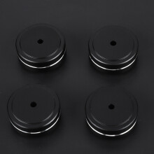 Aluminium Verstärkerfüße 40mm Schwarz 4 Stk.