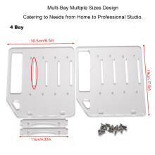 6 Bay Festplatten-Rack Acryl DIY