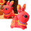 Plüschtier Hase 20cm Neujahr Deko 3