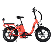 Rattan LF Ultra vélo électrique, moteur moyeu brushless 48 V 1000 W, batterie 48 V 40 Ah, pneus fat 20 x 4 pouces, cadre pliable en aluminium - roug