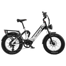 Cyrusher Kommoda Pro vélo électrique, moteur 52 V 250 W, batterie 20 Ah, autonomie d'assistance 110 km, Shimano 8 vitesses, freins à disque hydraul