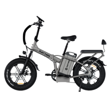 Vélo électrique pliant RATTAN LM Ultra, moteur moyeu brushless 48 V 1000 W, batterie 48 V 40 Ah, autonomie de 100 miles, pneus fat 20 x 4 pouces, gr