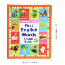 Childrens Educational English Word Book With Touch Response For Fun Learning