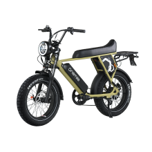 onemile P40 PRO mobylette électrique 52V, moteur 850W, batterie 52V 19.2A, autonomie 45–80 km, cadre en alliage d'aluminium — vert