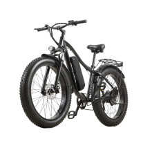 Vélo électrique RX02+ 48 V 15 Ah, moteur 500 W, pneus fat 26 x 4,0 pouces, 7 vitesses Shimano, cadre en aluminium