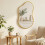 (Gold) 50x91cm Irregular Bathroom Wall Mirror Alu 4