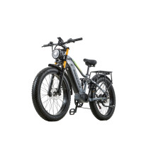 Vélo électrique BURCHIDA RX80+ moteur 48V 750W, batterie amovible 48V 18Ah, pneus fat 26 x 4,0 pouces, freins hydrauliques