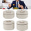 Thermo Lunchbox Set Rund 4 Stück Beigeweiß 17