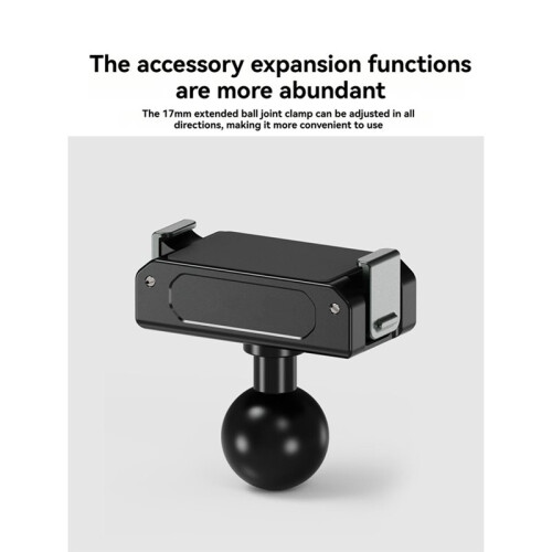 For  Action 6 Osmo  Camera Quick Release Magnetic Base Mount Dual Claw Buckle 17mm  Tripod Adapter