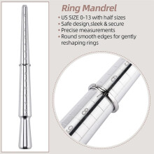 Sizer Measuring Tool,Steel Mandrel for Making, Sizer Mandrel, Size Measuring Tool Set