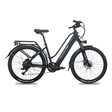 HedaTX TX10 Elektrofahrrad 27,5-Zoll-Aluminiumrahmen, 48V 15,6Ah Akku, 350W Heckmotor, hydraulische Scheibenbremse – Schwarz