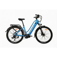HedaTX TX10 Vélo électrique Cadre en aluminium 27,5 pouces, Batterie 48V 15,6Ah, Moteur arrière 350W, Freins à disque hydrauliques – Bleu