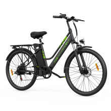 WITAMBIKE C26 PRO Tiefeinsteiger-Elektrofahrrad 250W Motor, 36V 20Ah herausnehmbarer Akku, 262.125 Reifen, Eisenrahmen, 25 km/h Begrenzung – Schwa